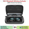 M10 Wireless Earphones with Charging Box, Waterproof Headphone, 9D Stereo, Sports Earbuds, Headsets with Microphone, Bluetooth