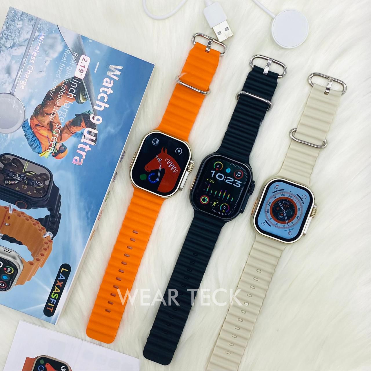 2024 new Smart Watch 9 ultra Pro MAX Gen 2 49mm Amoled Screen Smartwatch High Refresh Rate Wireless Charging Men Women For Sport