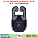 NEW Air 31 Wireless BT5.3 Headset T2 TWS Headphones ENC Headphones LED Power Digital Display Stereo Sound Earphones for Sports